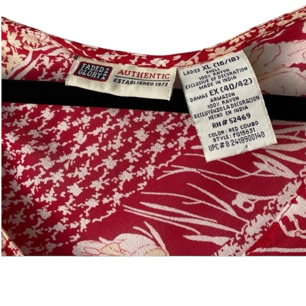 Faded Glory Long sleeve top size XL - Picture 7 of 7